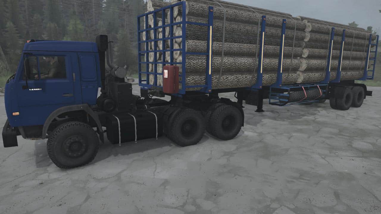 Spintires:Mudrunner - Kamaz-54115 Truck V09.02.20