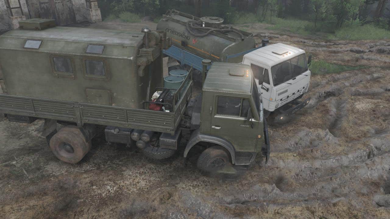 Spintires - KamAZ-4325 (4x2) Truck V1.0