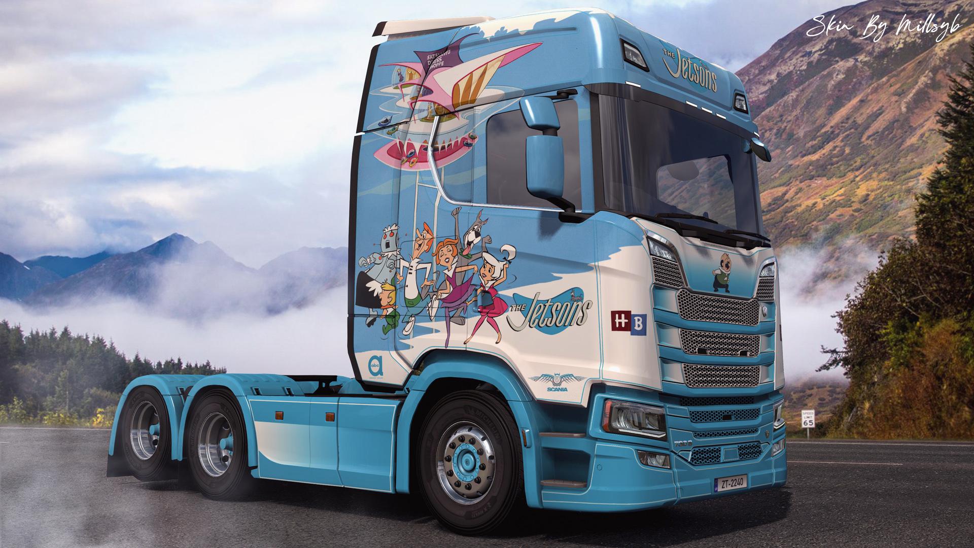 ETS2 - The Jetsons NG Scania Skin V1.0 (1.37.x)