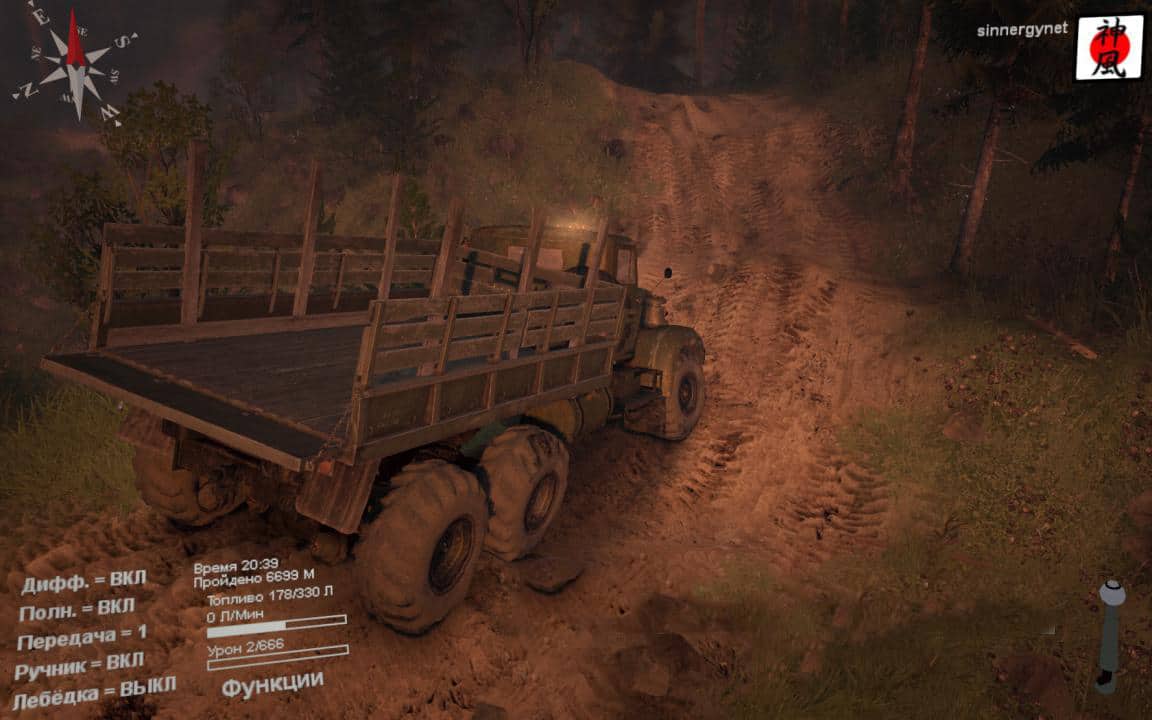 Spintires - Myself Light Map V1.0