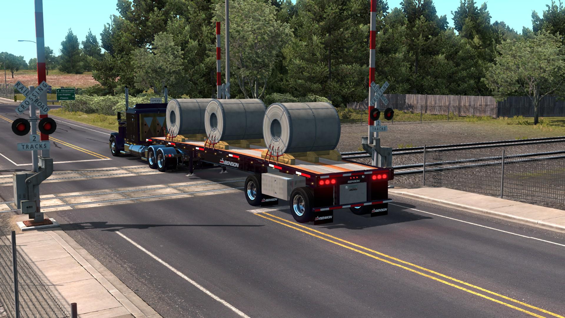 Benson Flatbed Trailer V Ats Mods American Truck Simulator Mods Hot Sex Picture