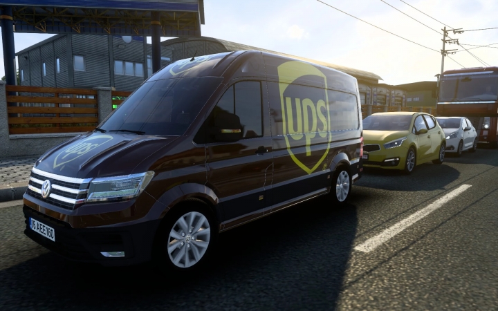 ETS2 - Volkswagen Crafter UPS Skin (1.40.x) | Euro Truck Simulator 2 ...