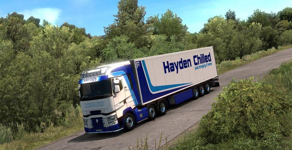 ETS2 - Renault T – Hayden Chilled Skin V1.0 (1.38.x)