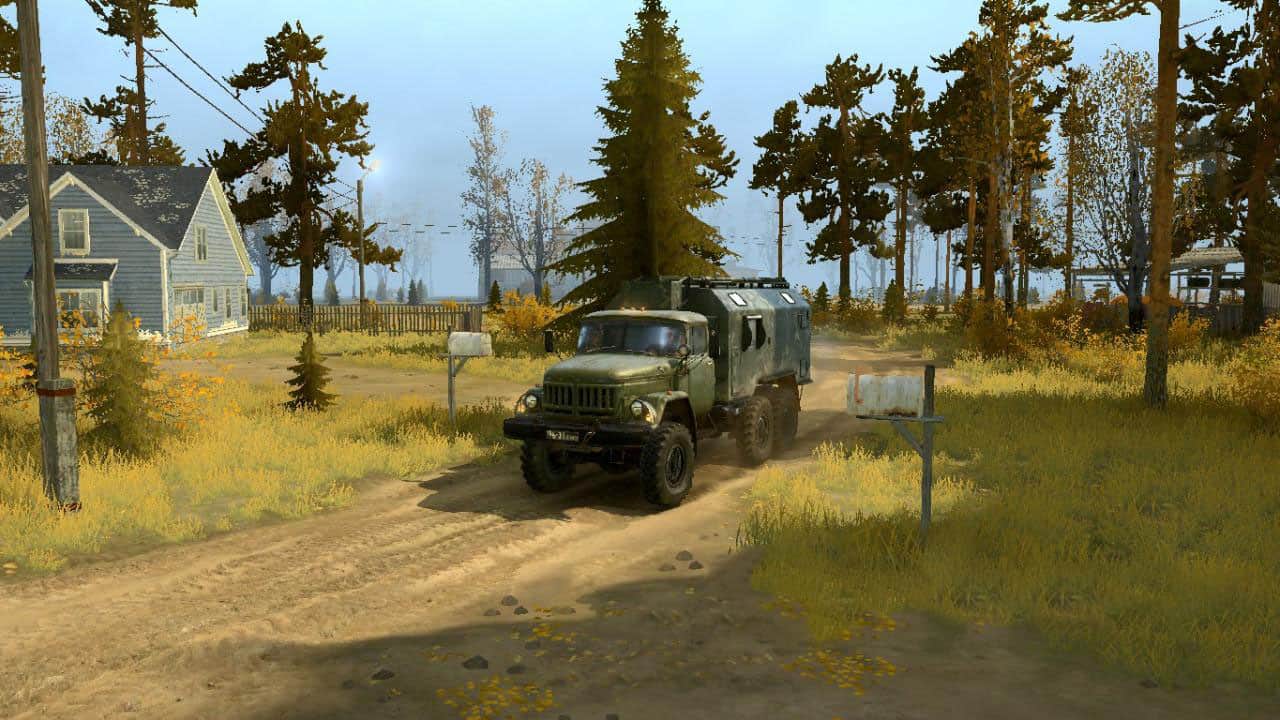 Spintires:Mudrunner - Lakeview Tour Fall Muddin Map V1