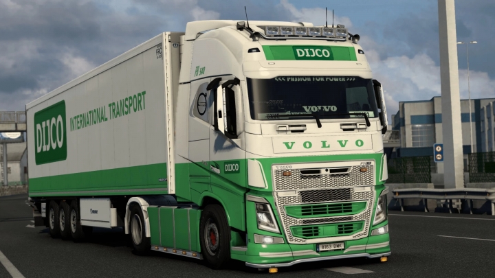 ETS2 - Volvo FH13 Dijco Transportes Skin V1.0 (1.41.x)