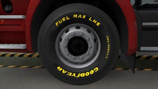 ETS2 - Goodyear Tires - Yellow Painted V1.1 (1.40.x)