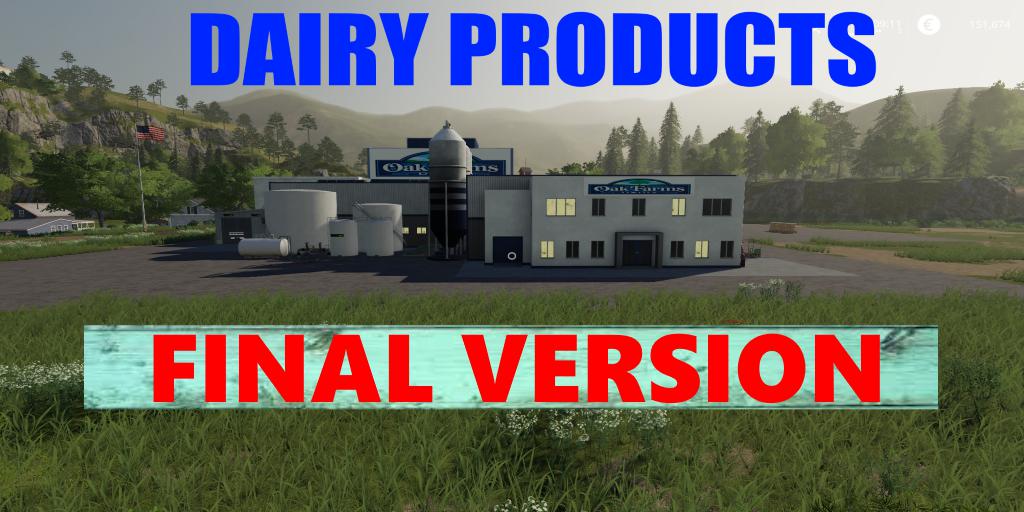 FS19 - Placeable Dairy Products Final Version