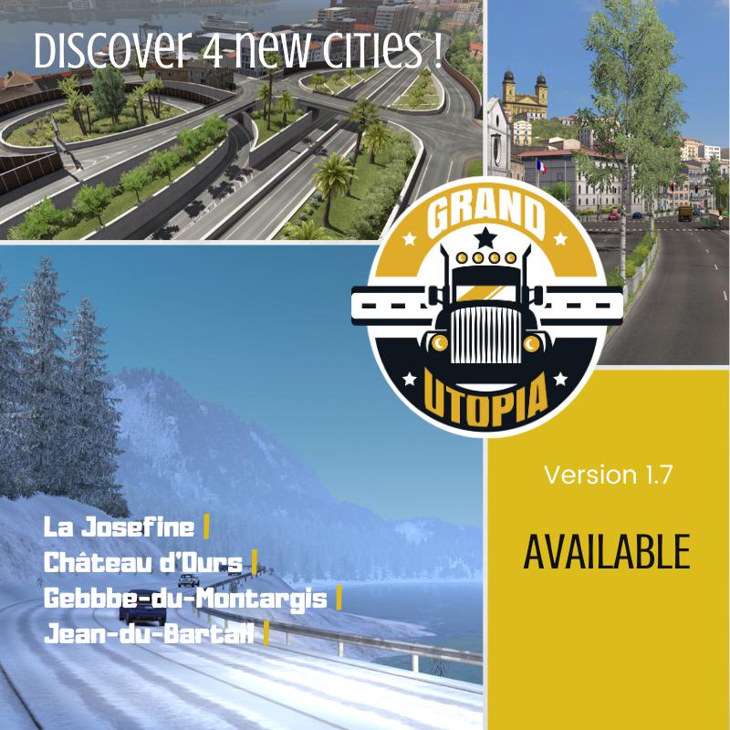 ETS2 - Grand Utopia Map V1.7 (1.36.x)