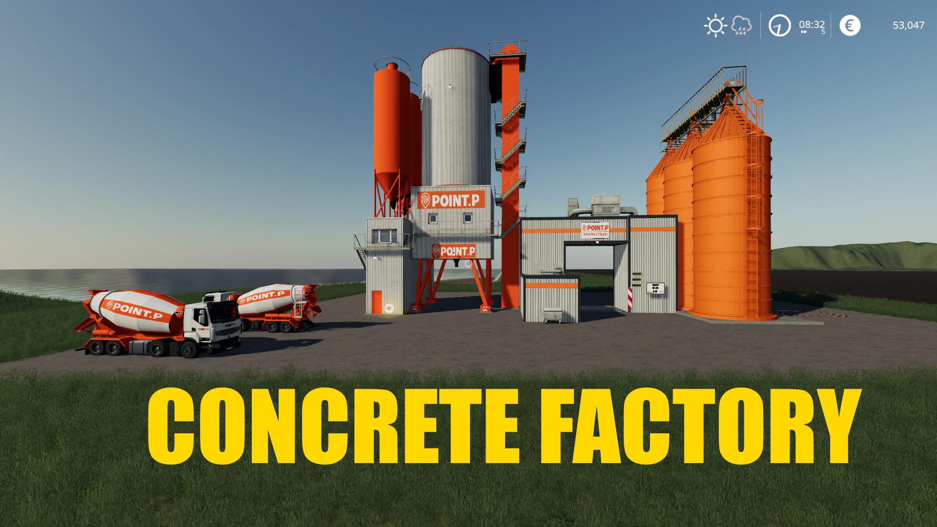 FS19 - Concrete Factory V1.0