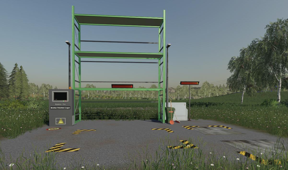 FS19 - System-Tec Palettenlager V1.0