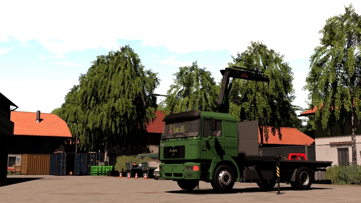 FS19 - Man F2000 SideDoors with Crane V1.0