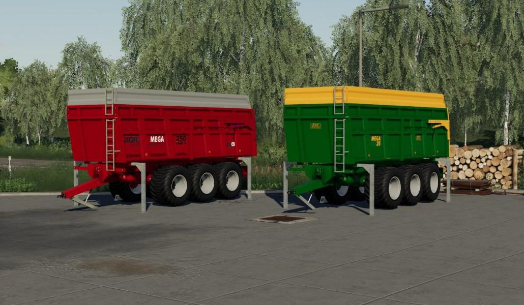 FS19 - ZDT Mega 25 Trailer V1.0