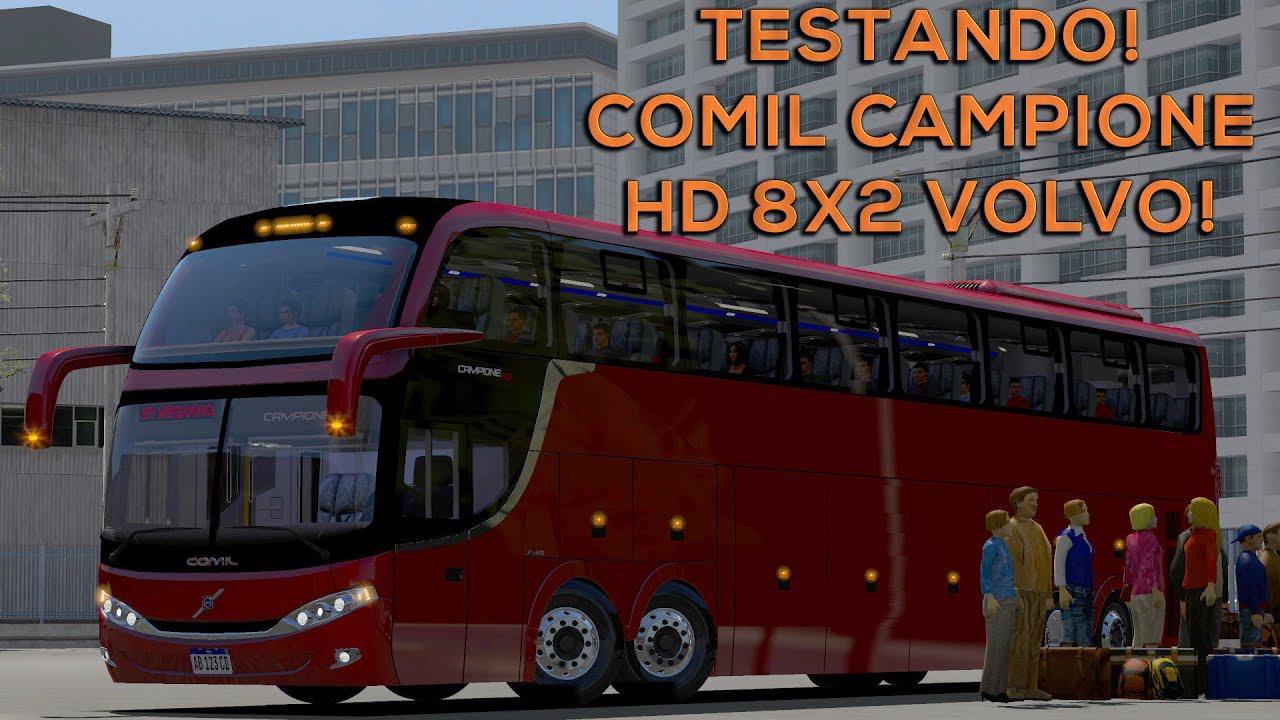 ETS2 - Comil Hd 8x2 Volvo Megaking V1.2 (1.35.X)