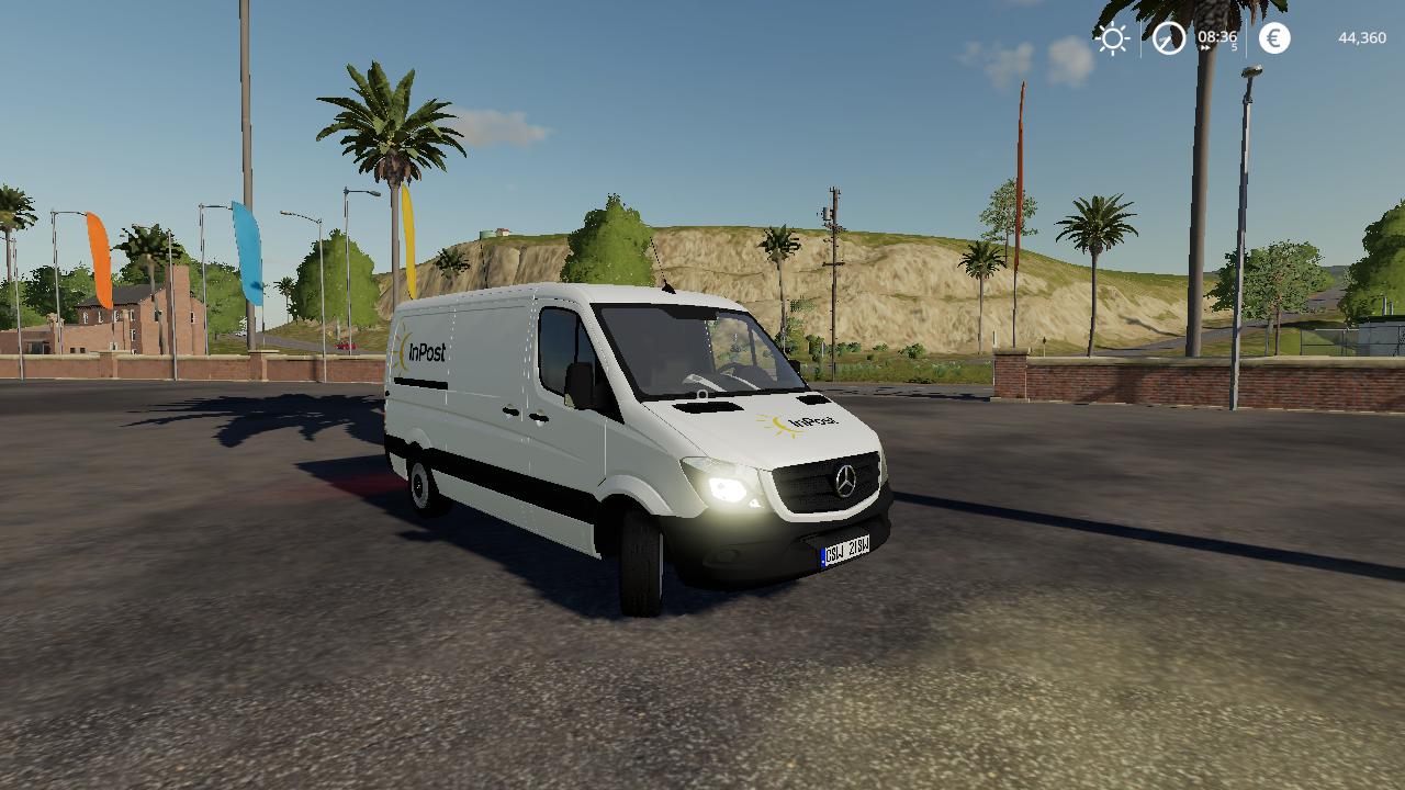 Мод на спринтер 2. Fs19 Mercedes Sprinter. ФС 19 Мерседес Спринтер. Спринтер для FS 19. Mercedes Sprinter Pickup FS 19.