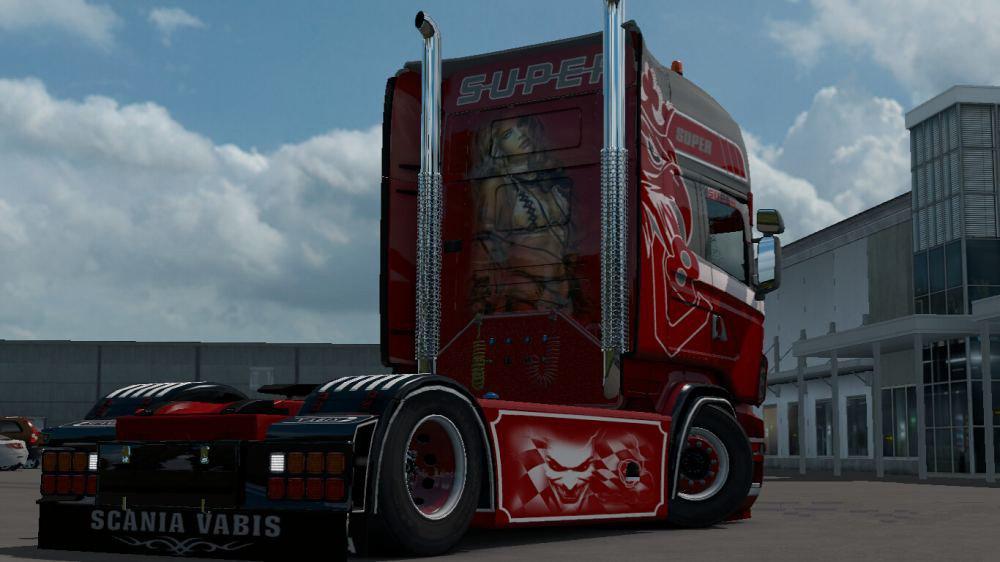 ETS2 Scania RJL Super Silver Star Skin V1.0 (1.36.x