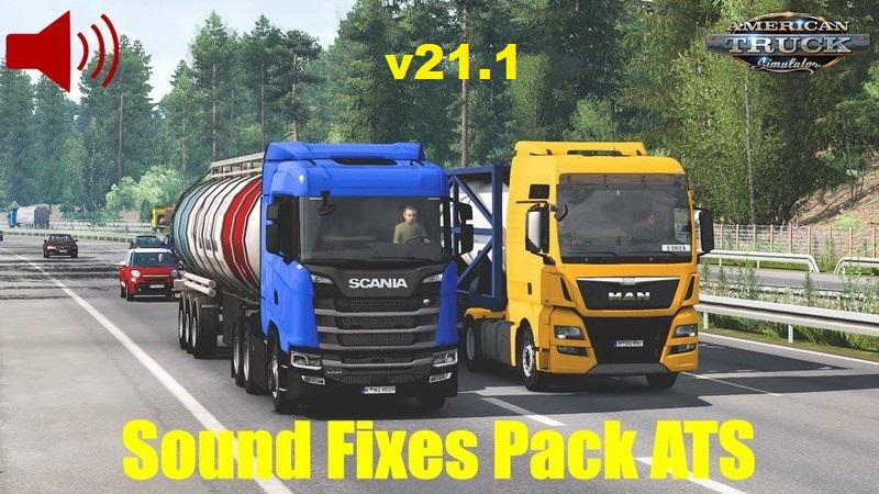 ATS - Sound Fixes Pack V21.1 (1.39.x)