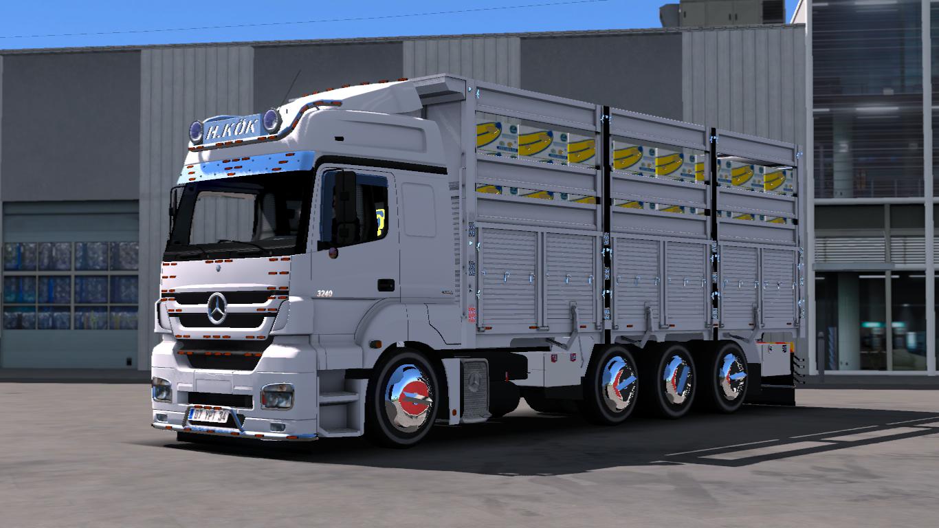 ETS2 - Mercedes Axor 3240 Reel + Rim Pack (1.37.x)