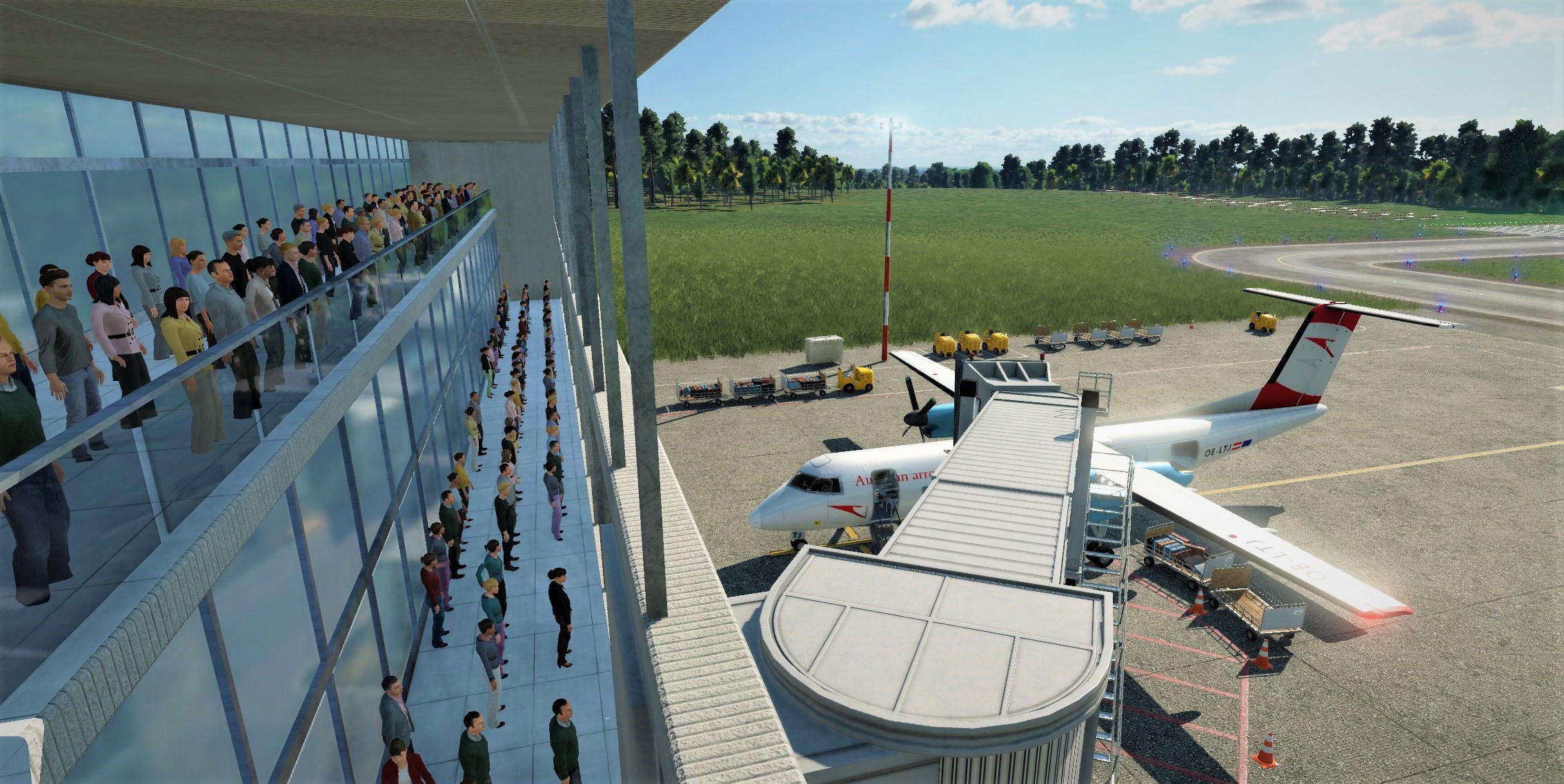 Transport Fever 2 - High Capacity PAX Airport Terminal