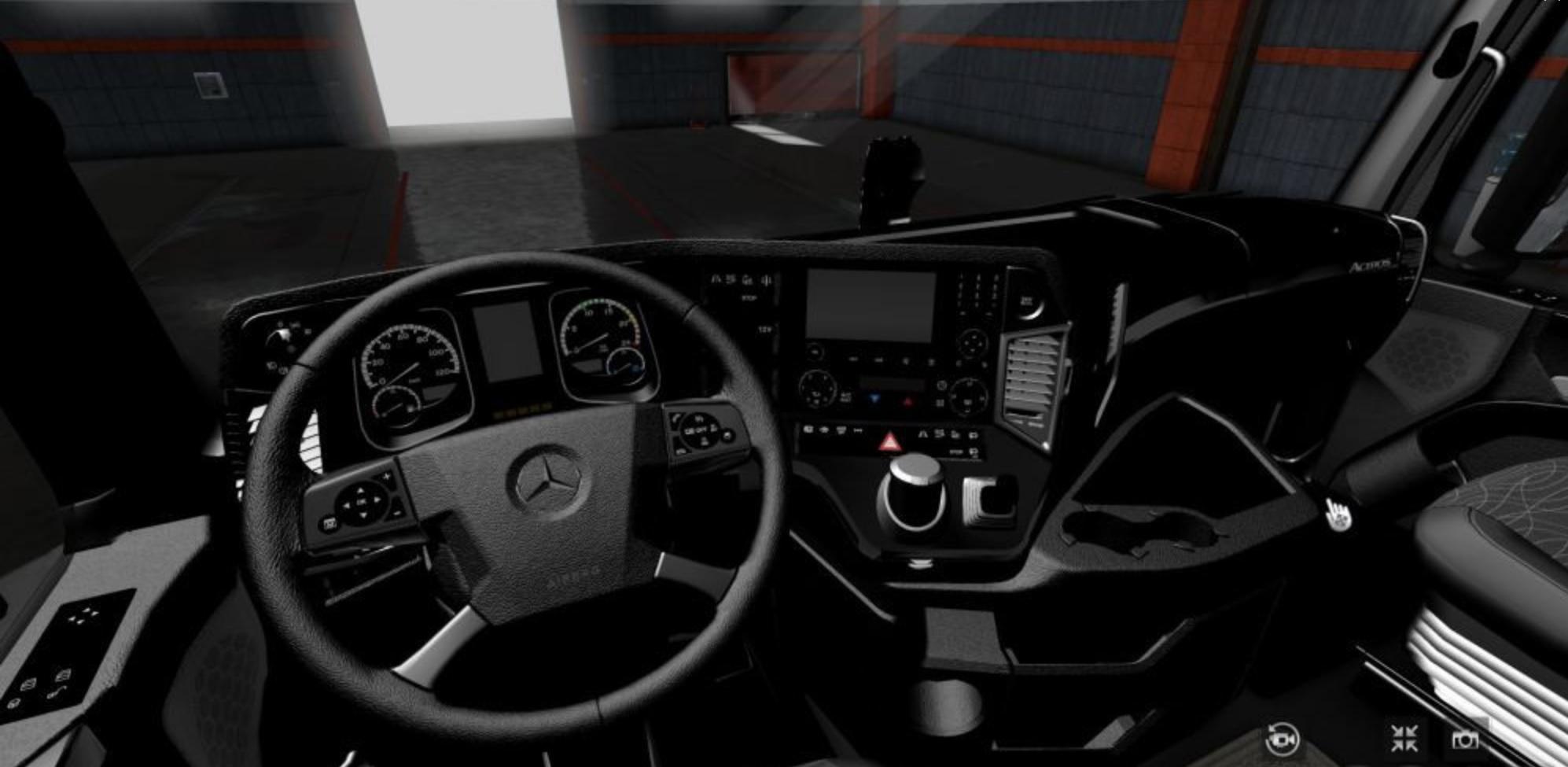 ETS 2 1.41 моды Mercedes MP 4 интерьер подсветка