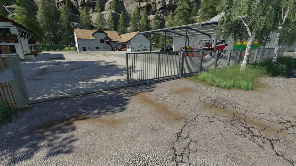 FS19 - Placeable Metal Gates And Fences V2.0