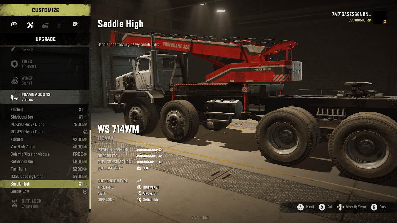 SnowRunner - WS 714WM Wip Truck V0.1.2