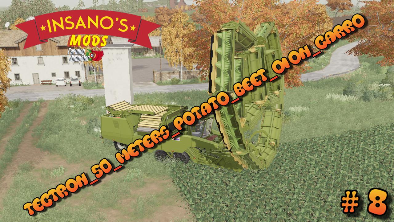 FS19 - Tectron 50 Meters Potato Beet Oion Carrot V1.0