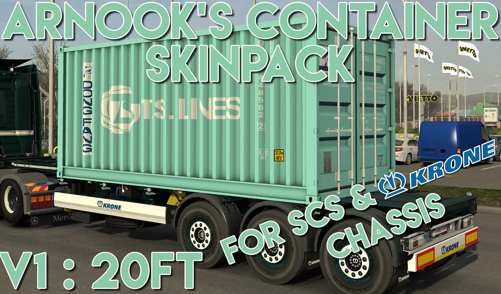 ETS2 - Arnooks SCS Containers Skin Project V1.0 (1.36.x)