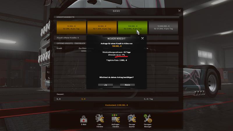 ETS2 - Special Bank Credits V1.0 (1.35.X)