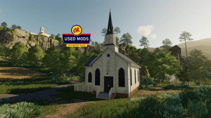 FS19 - A-OK Placable Church V1.0