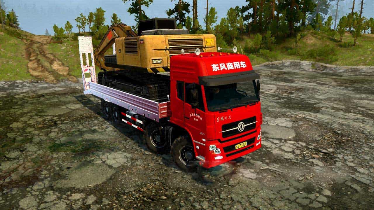 Spintires:Mudrunner - Heavenly Dragon 375 Truck V1