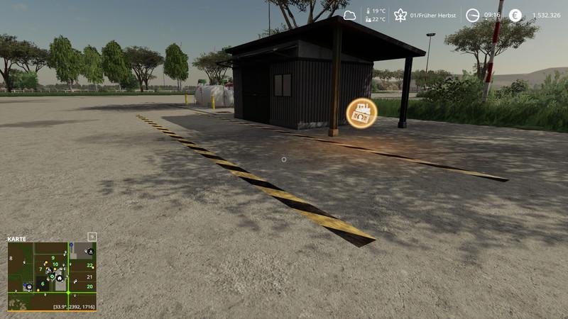 FS19 - Workshop With An Enlarged Trigger V1.2
