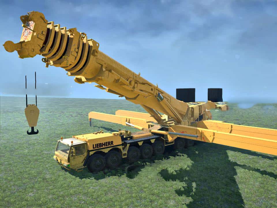 Spintires:Mudrunner - Liebherr LTM11200-9 Self-Propelled Crane V1.0