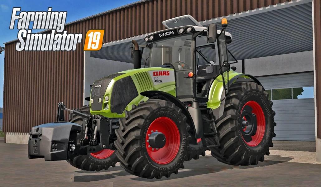 FS19 - Claas Axion 800 (810, 830, 850) Tractor V2.0