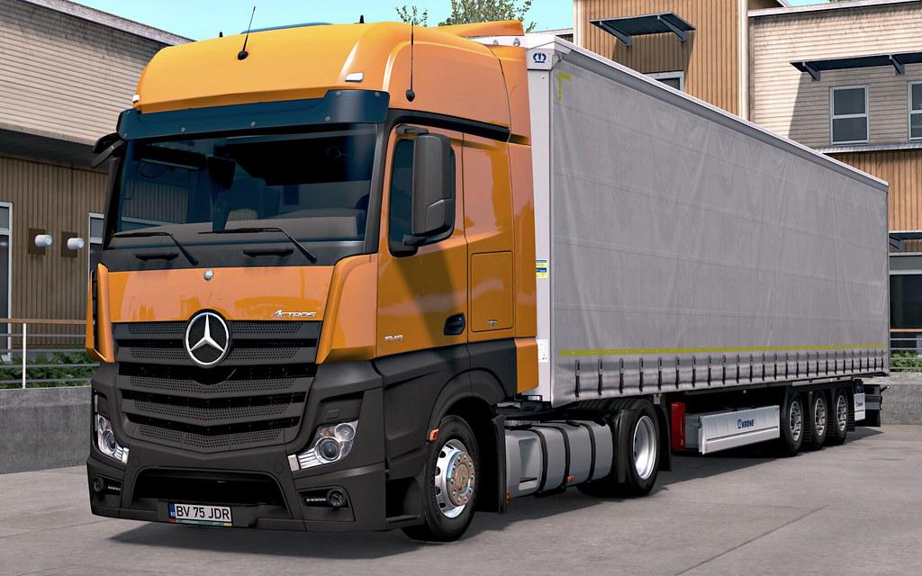 ETS2 - Mercedes Actros MP4 Edit by Alex V1.5 (1.35.X)