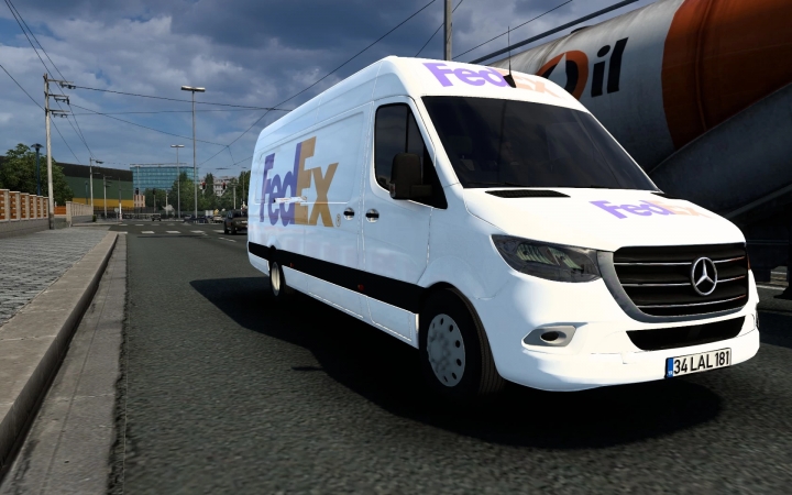 ETS2 - Mercedes-Benz Sprinter 2021 Fedex Skin (1.40.x)