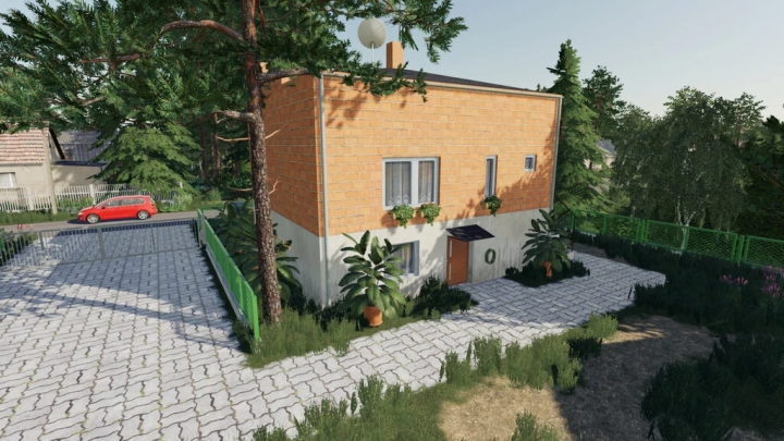 FS19 - The Red House V1.0 | Farming Simulator 19 | Mods.club