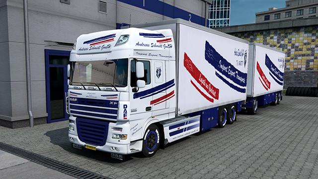 ETS2 - Daf XF Andreas Skin V1 (1.38.x)