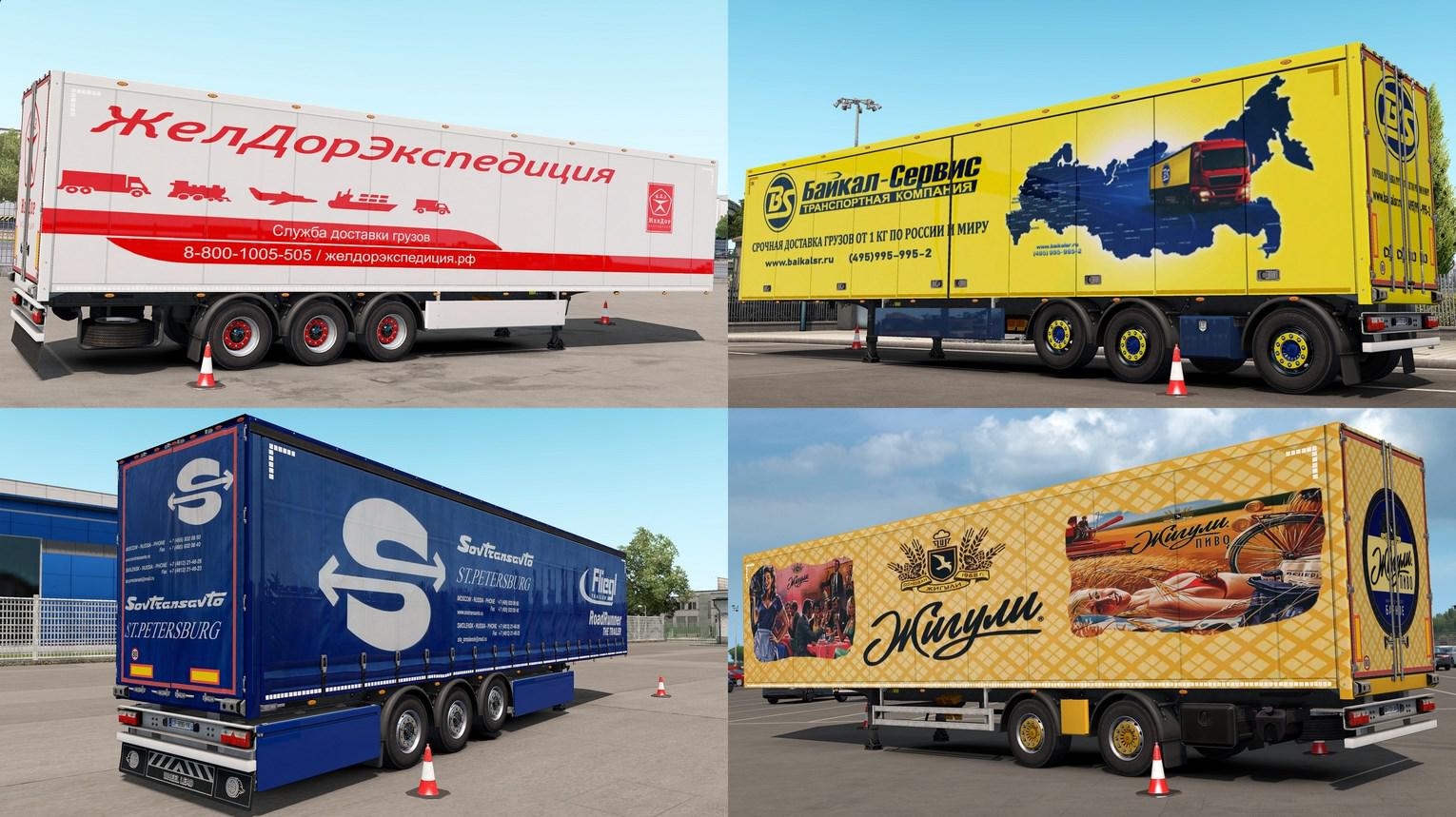 ETS2 - Company Logistics for Your Trailer Combo Pack V1.0 (1.36.x)