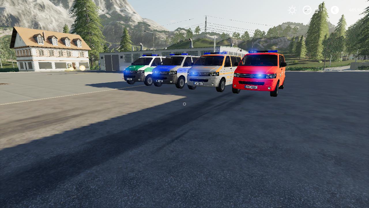 FS19 - Volkswagen T5 Sluzby Ratunkowe V1.0