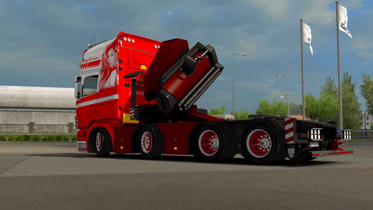 ETS2 - Scania Rjl Crane Mod v1.0 (1.35.X)