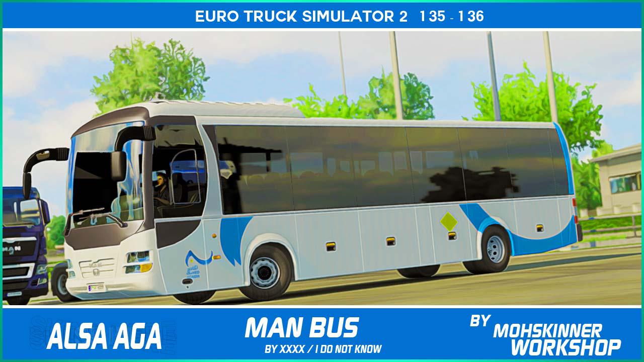 ETS2 - Man Bus - Alsa Aga Skin (1.36.x)