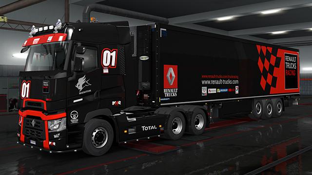 ETS2 - Renault Trucks Racing Skin Pack V1.0 (1.35.x)