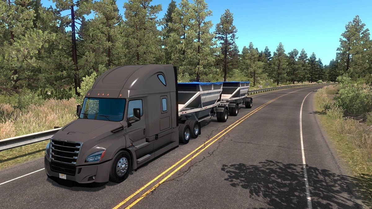 ATS - Multiple Trailers in Traffic Mod (1.38.x)
