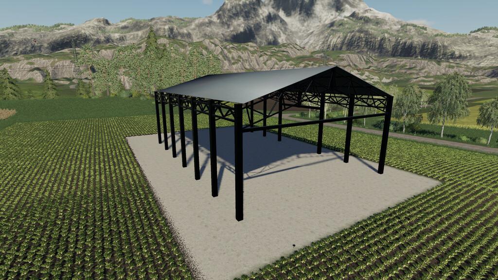 FS19 - Placeable Large Shed V1.0