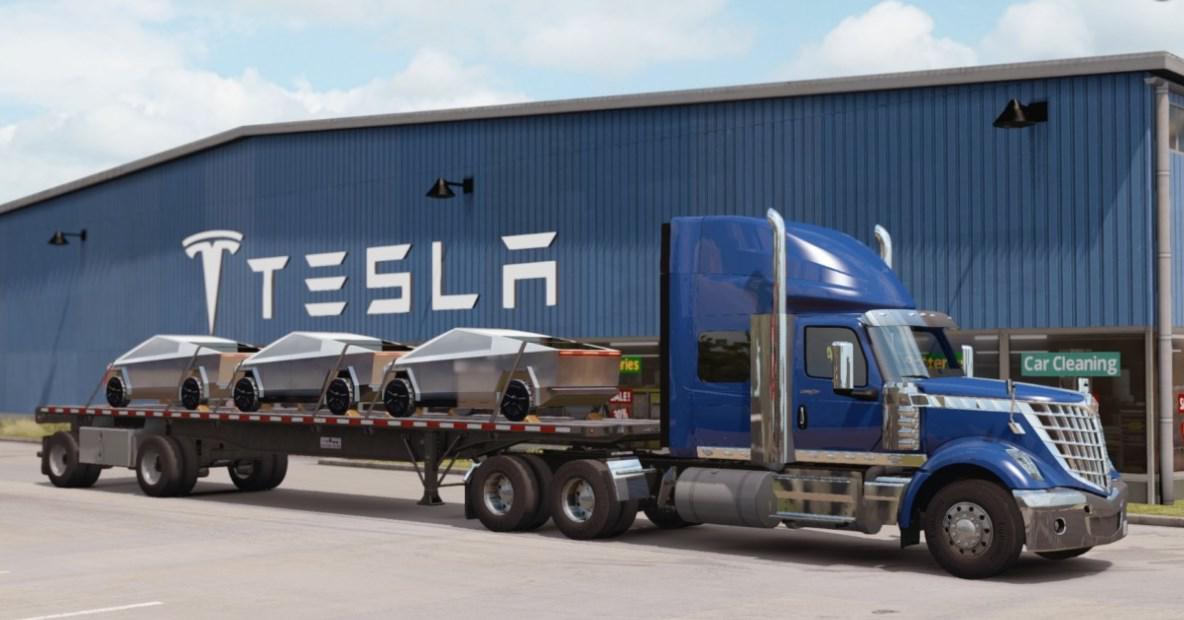 ATS - Tesla Trucks Cargo V1.0 (1.36.x) | American Truck Simulator