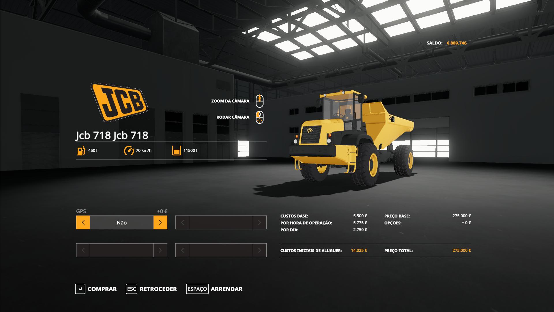FS19 - JCB 718 / 722 Dumpers Pack V0.1