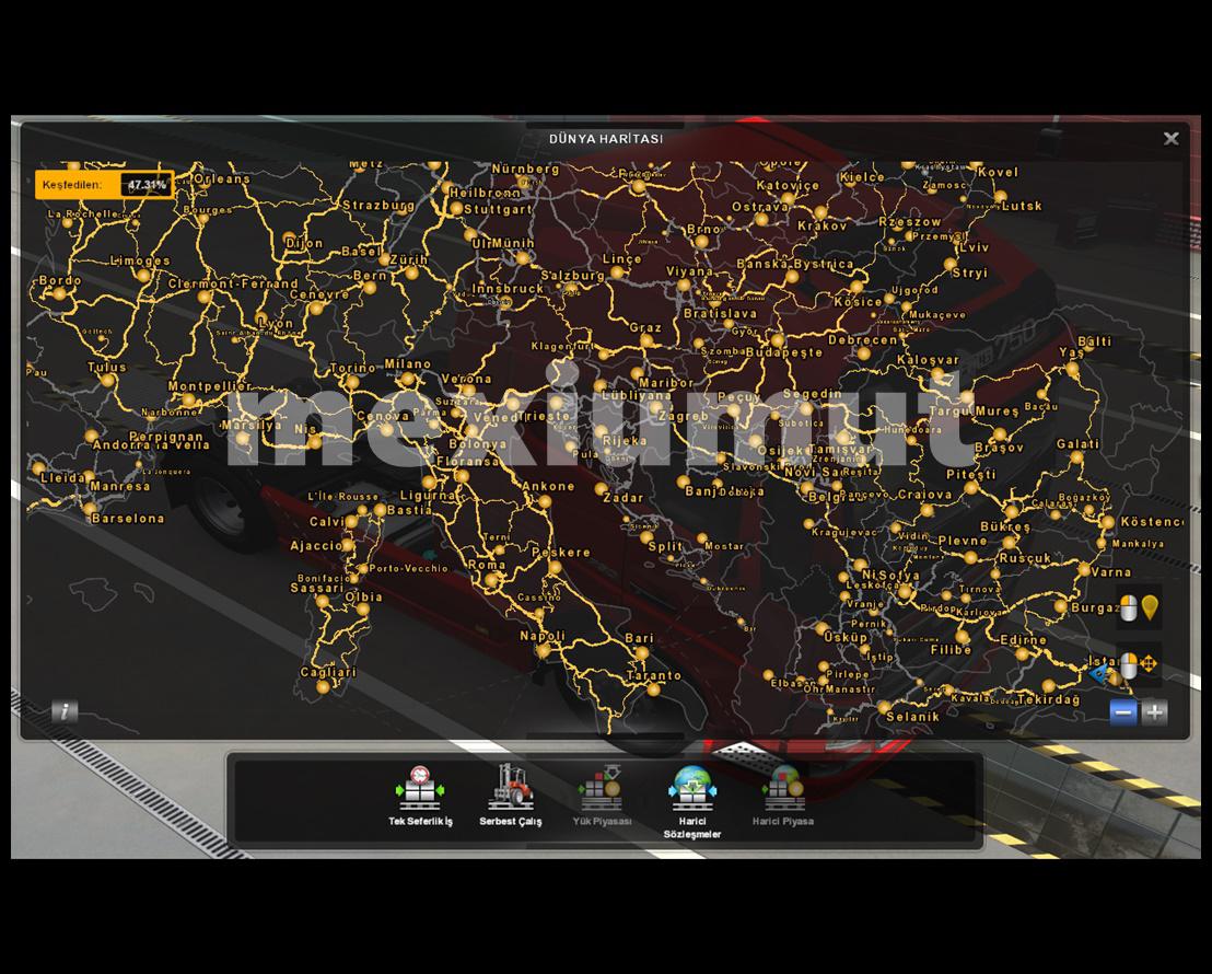 ETS2 - ProMods 2.50 Savegame (1.38.x)