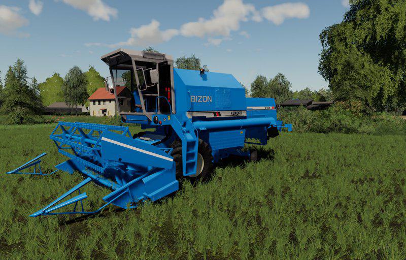 FS19 - Bizon Rekord Z058 Blue Harvester V1.0