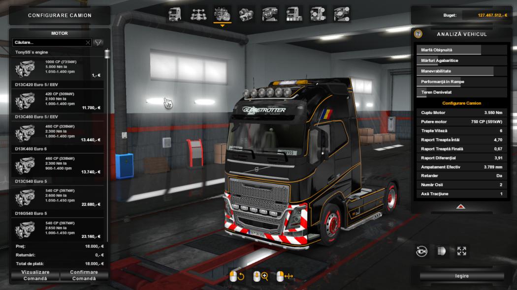ETS2 - Volvo FH12 2012 1000 HP Engine (1.35.X)