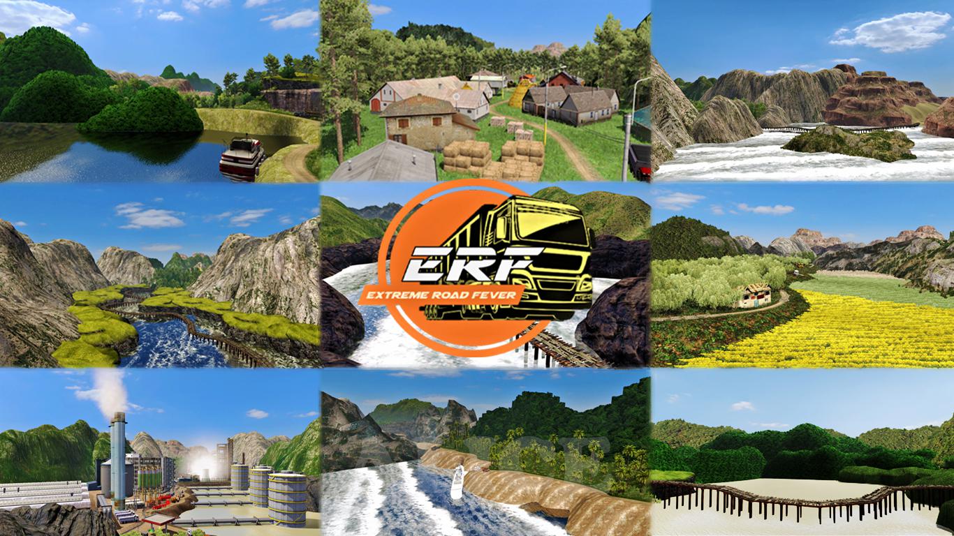 ETS2 - Extreme Road Fever: ERF Map (1.37.x)